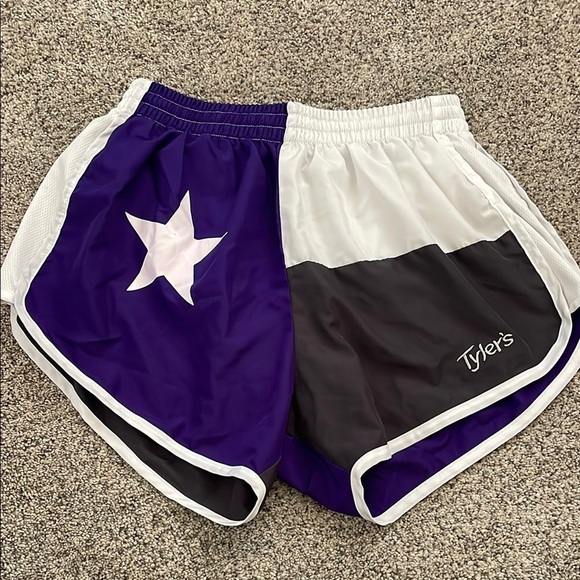 Tyler’s Texas flag shorts purple - Picture 1 of 3
